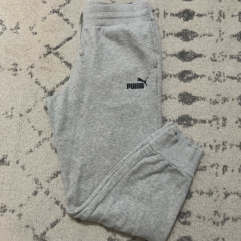 Grey puma joggers